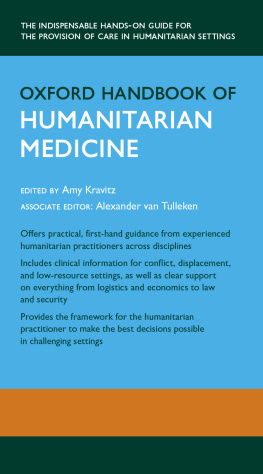Amy Kravitz Oxford Handbook of Humanitarian Medicine