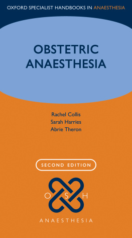 Rachel Collis - Obstetric Anaesthesia