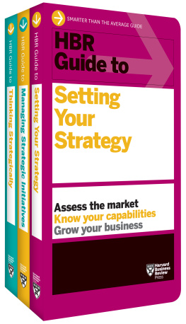 Harvard Business Review - HBR Guides to Building Your Strategic Skills Collection (3 Books)