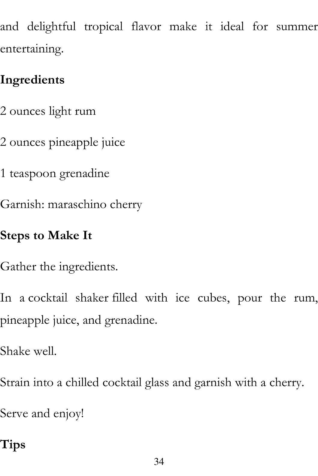 Homemade Cocktail Recipes Delicious Cocktail You Can Make and Enjoy at Home Cocktail Cookbook - photo 36