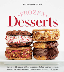 The Editors of Williams-Sonoma Frozen Desserts (Williams-Sonoma)