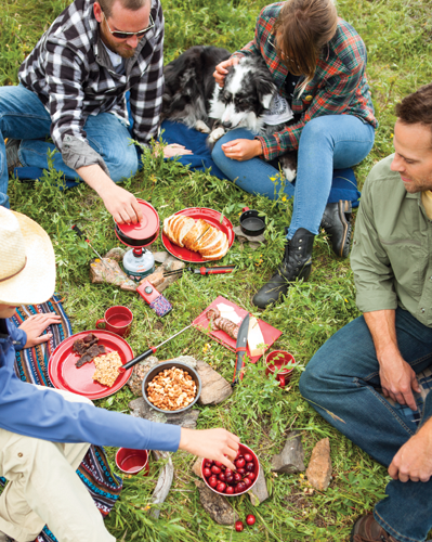 WHEN CAMPING the meal is the thing No one has an appointment to run off to - photo 6