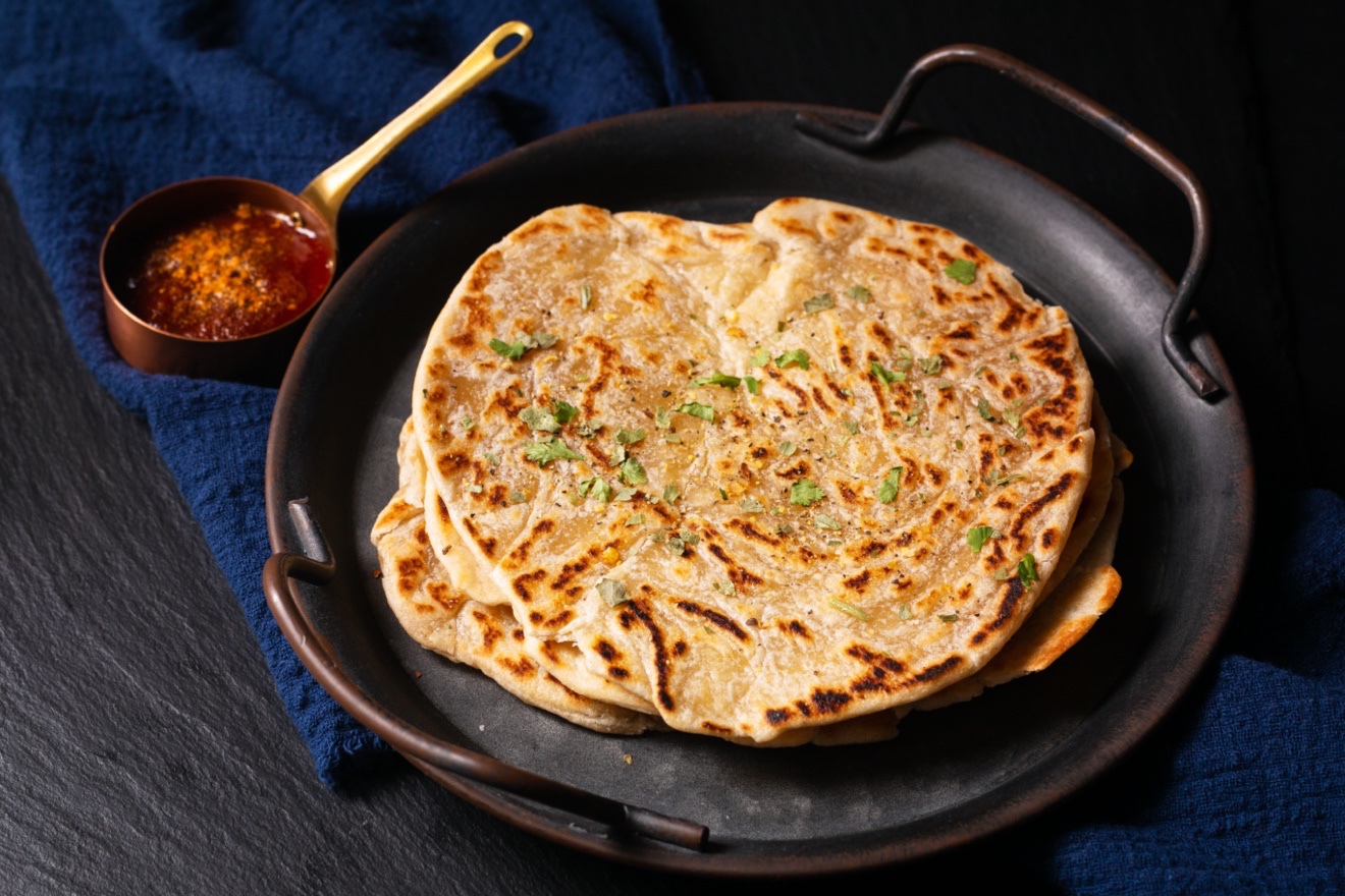 Paratha is crispy outside and nice soft inside This recipe uses a leavening - photo 9