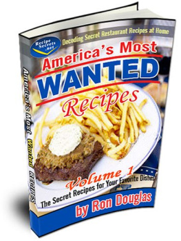 Ron Douglas Americas Most Wanted Recipes - Volume 1