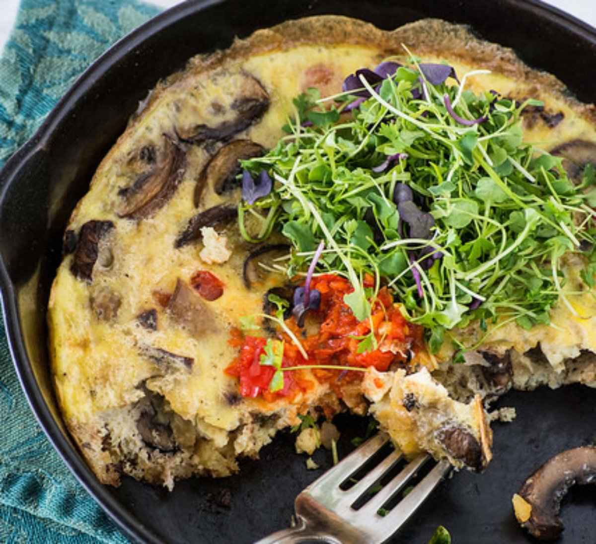 This delicious frittata is earthy and filling Serving Size Cooking Time - photo 5