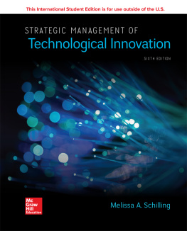 Melissa Schilling ISE Strategic Management of Technological Innovation