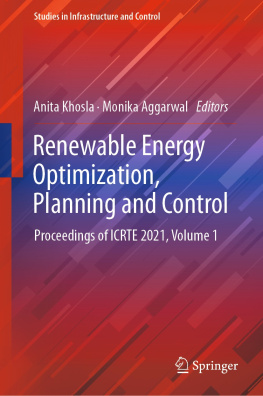 Anita Khosla Renewable Energy Optimization, Planning and Control: Proceedings of ICRTE 2021