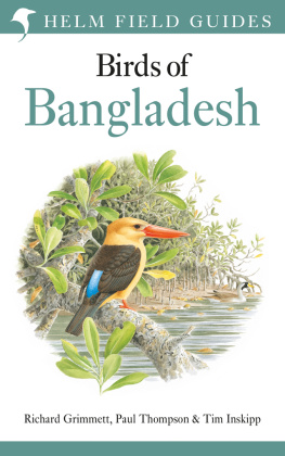 Richard Grimmett Field Guide to the Birds of Bangladesh