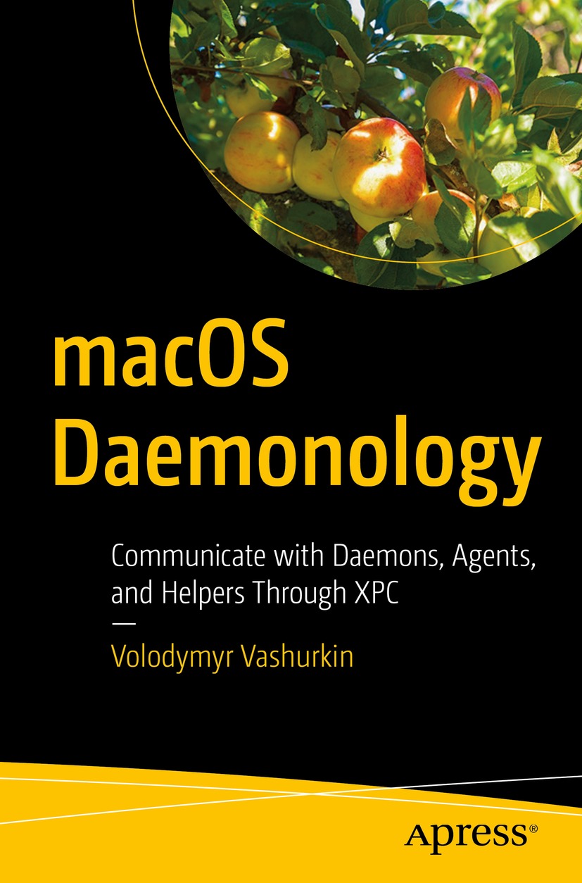 Book cover of macOS Daemonology Volodymyr Vashurkin macOS Daemonology - photo 1