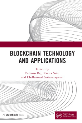 Pethuru Raj (editor) Blockchain Technology and Applications