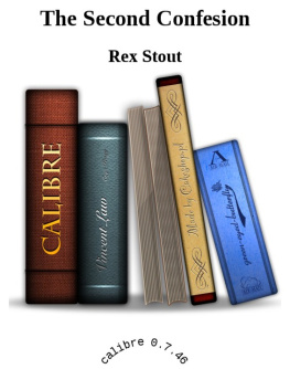 Rex Stout The Second Confession