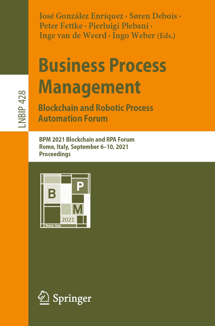 Book cover of Business Process Management Blockchain and Robotic Process - photo 1