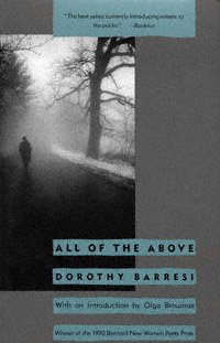 title All of the Above Barnard New Women Poets Series author - photo 1