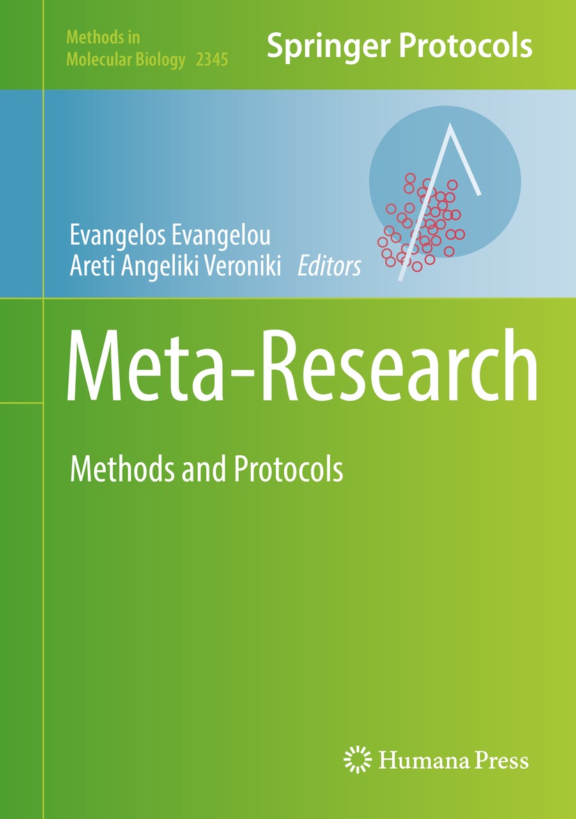 Book cover of Meta-Research Volume 2345 Methods in Molecular Biology Series - photo 1