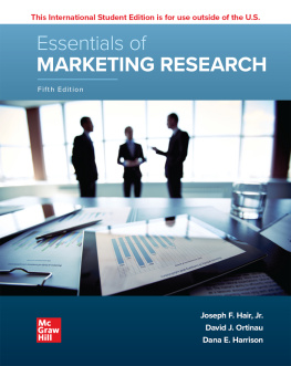 Joseph F. Hair Jr. - ISE Essentials of Marketing Research (ISE HED IRWIN MARKETING)