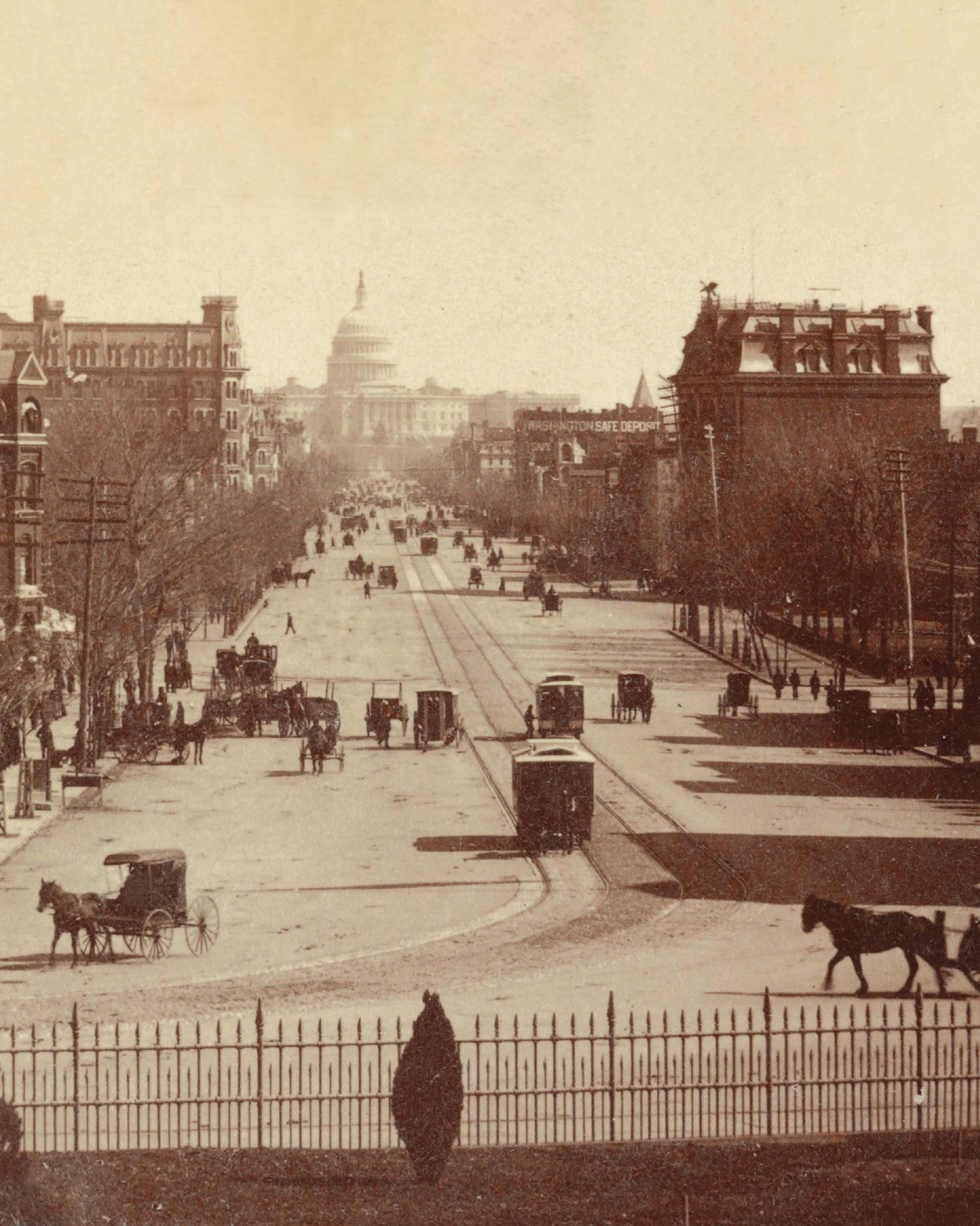 View of Pennsylvania Avenue and the US Capitol Washington DC in 1880 N - photo 5