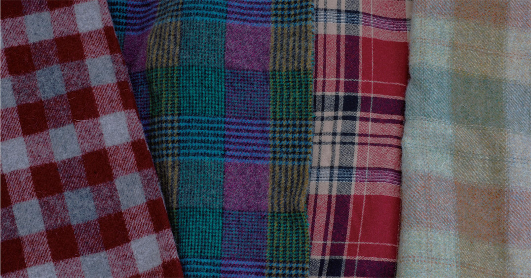 By cutting strips from the different color areas of plaids youll have hues - photo 2