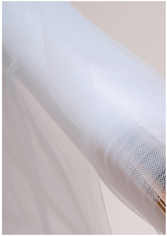 TULLE This fine transparent fabric associated with bridal veils can be used - photo 10