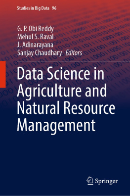 G. P. Obi Reddy - Data Science in Agriculture and Natural Resource Management