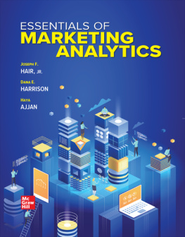 Dana E. Harrison Essentials of marketing analytics