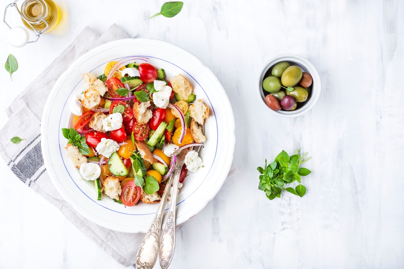 Panzanella salad is traditional comfortable and complements many foods that - photo 9