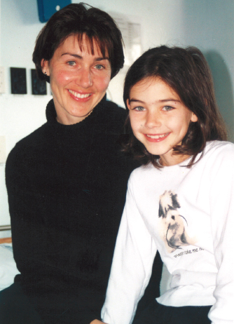 With my mum Debby at a hospital check-up before I started chemotherapy in - photo 7