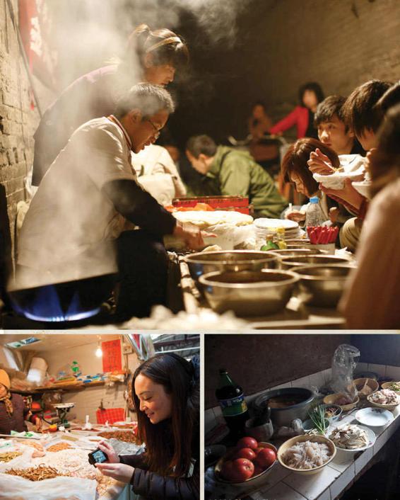 Clockwise Noodles served in an alleyway in Pingyao an ancient city in Shanxi - photo 6