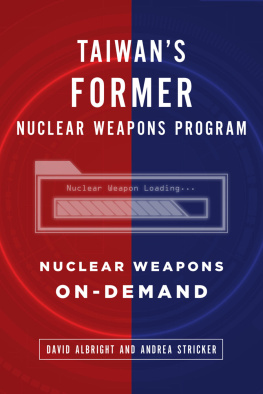 David Albright - Taiwans Former Nuclear Weapons Program