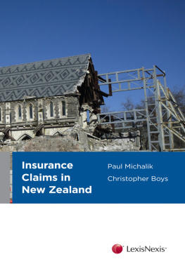 Paul Wojciech Michalik Insurance Claims in New Zealand