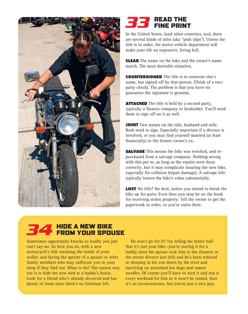 The Total Motorcycling Manual Cycle World 291 Skills You Need - photo 48