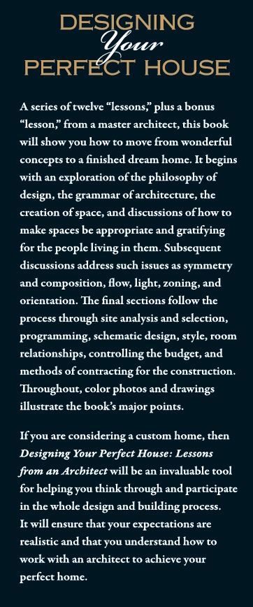 This book is an excellent guide for anyone wanting to design the house of their - photo 1