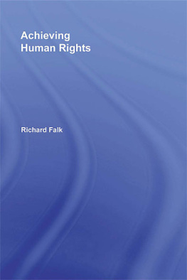 Richard Falk Achieving Human Rights