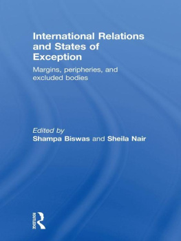 Shampa Biswas - International Relations and States of Exception