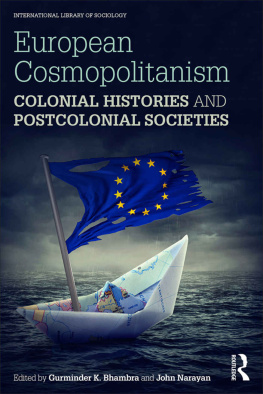 Gurminder K. Bhambra - European Cosmopolitanism