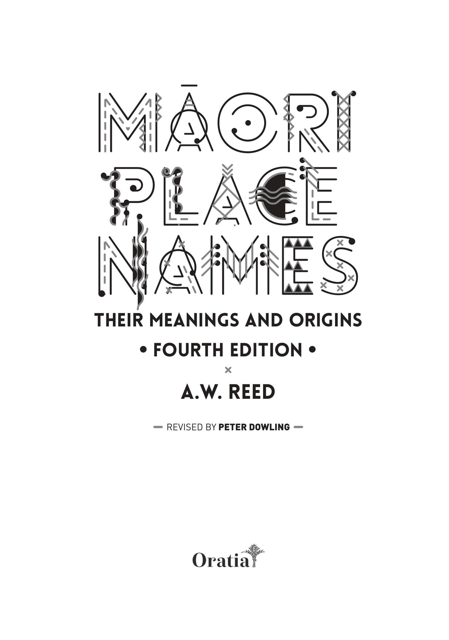 Mori Place Names Their Origins and Meanings - photo 1