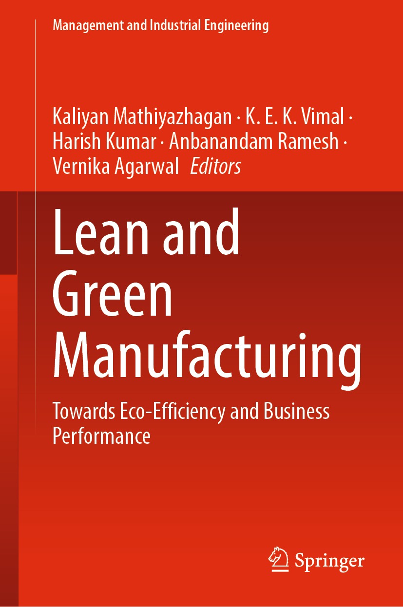 Book cover of Lean and Green Manufacturing Management and Industrial - photo 1