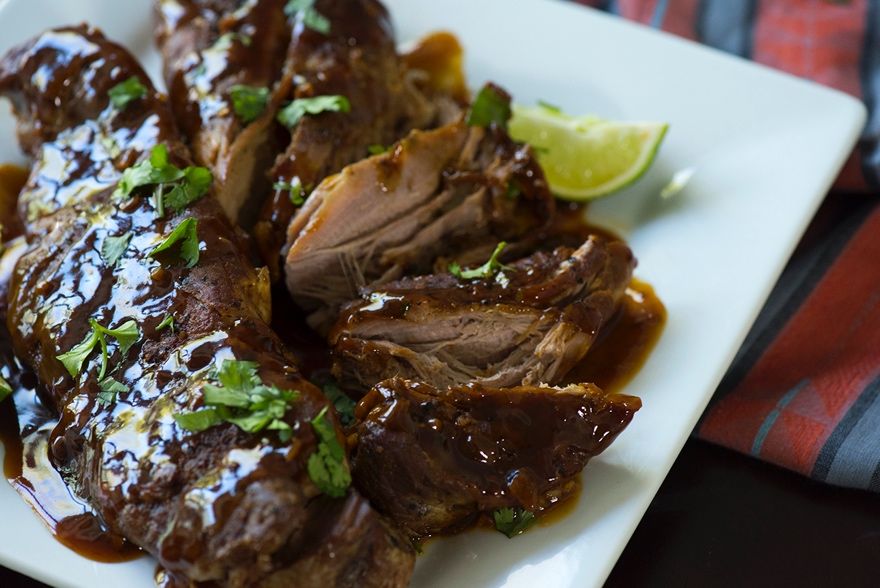 Pork loin flavored with an amazingly delicious honey lime ginger garlic and - photo 6