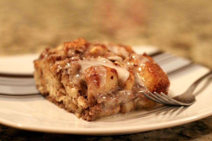 With only a couple of minutes to prepare this cinnamon roll casserole will - photo 8