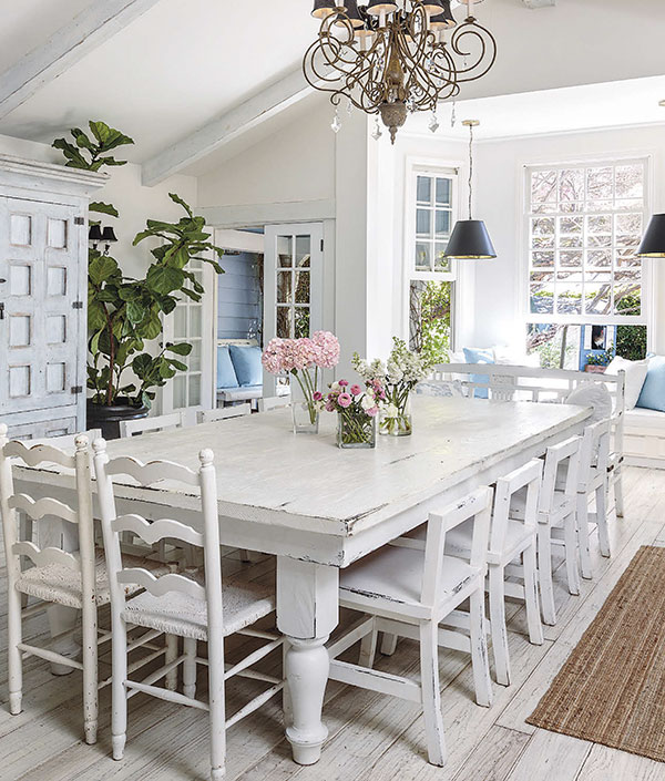 A NEUTRAL PALETTE OF COOL WHITES MAXIMIZES LIGHT AND SPACE AND WHEN LAYERED - photo 8