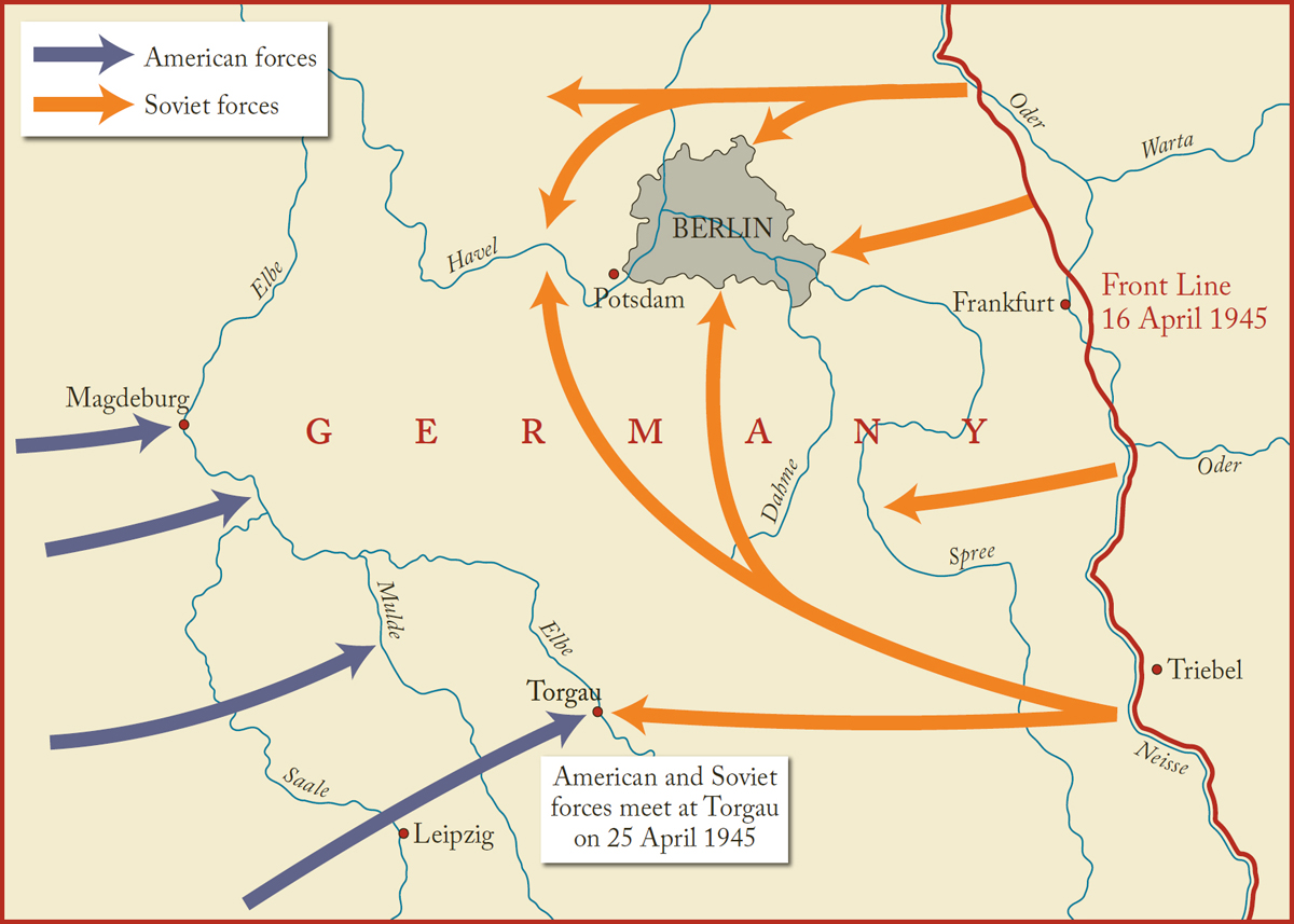 The division of Germany left and Berlin right after 1945 Over two - photo 7