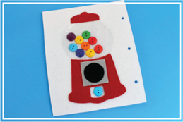 Gumball Machine Wallet Castle Play Scene Cookie Mat - photo 3