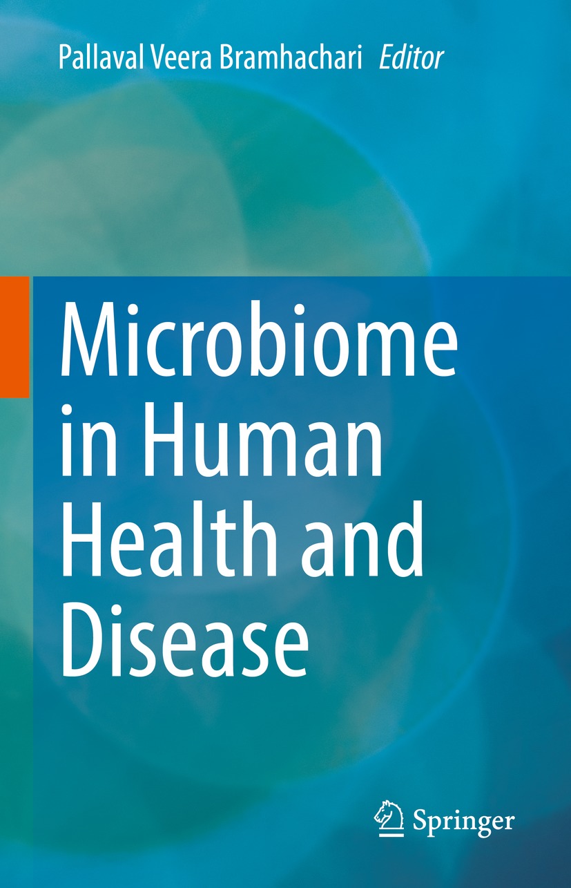 Book cover of Microbiome in Human Health and Disease Editor Pallaval Veera - photo 1