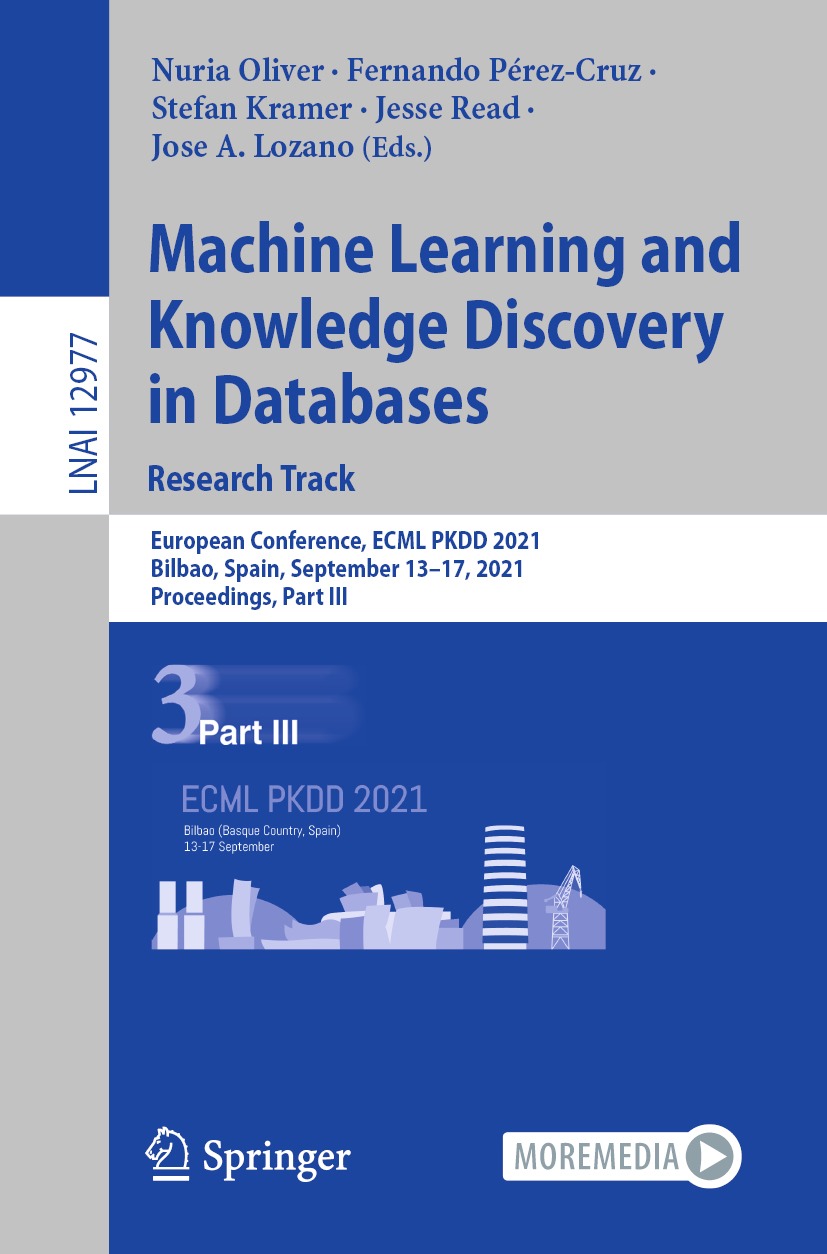 Book cover of Machine Learning and Knowledge Discovery in Databases Research - photo 1