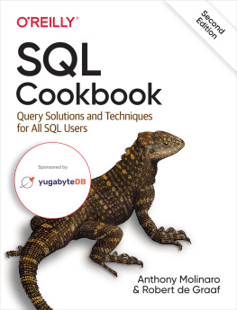 Anthony Molinaro - SQL Cookbook: Query Solutions and Techniques for All SQL Users