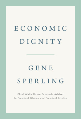 Gene Sperling - Economic Dignity