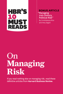 HBRs 10 must reads on managing risk