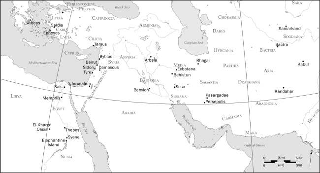 Map 4 The Achaemenid Empire Redrawn by Sveta Matskevich after Briant 2002 - photo 6