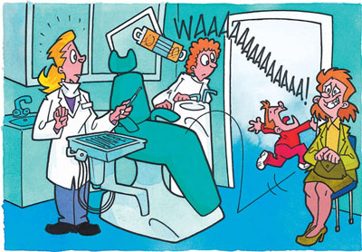 The dental surgery is an alien place to a child Strangers in crisp uniforms - photo 3