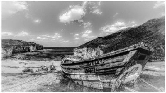 North Landing Flamborough BLACK WHITE BY THE SEA PHOTOGRAPH 4 North - photo 4