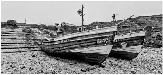 North Landing Flamborough BLACK WHITE BY THE SEA PHOTOGRAPH 5 North - photo 5